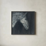 Midnight by Albena Hristova. Shown in a sleek black glass frame for a contemporary gallery look. Available as an archival giclee rolled canvas, fine art paper, or poster print. SKU 32473a.
