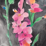 Midnight Blooms II by Albena Hristova. SKU 91599a. Archival Giclee Fine art print for wall decor.