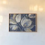 Midnight Garden by Albena Hristova. shown as a paper print in a natural frame. Available as a archival giclee rolled canvas, fine art paper, or poster print. SKU 34624i.