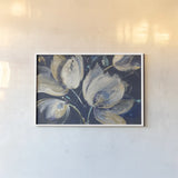 Midnight Garden by Albena Hristova. shown as a paper print in a white frame. Available as a archival giclee rolled canvas, fine art paper, or poster print. SKU 34624i.