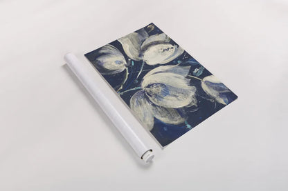 Midnight Garden Bright by Albena Hristova. shown as a rolled paper print. Available as archival giclee rolled canvas, fine art paper, or poster print. SKU 71360i.