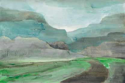 Misted Valley by Albena Hristova. SKU 68564i. Archival Giclee Fine art print for wall decor.