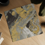 Moab Gold and Black by Albena Hristova. Shown as a detailed flat fine art print, highlighting archival giclee quality. Available as an archival giclee rolled canvas, fine art paper, or poster print. SKU 28025a.