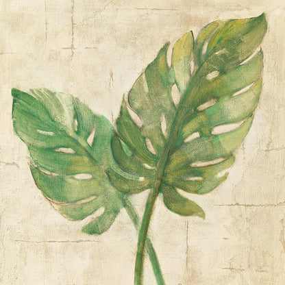 Monstera Leaves Neutral Crop by Albena Hristova. SKU 24274a. Archival Giclee Fine art print for wall decor.