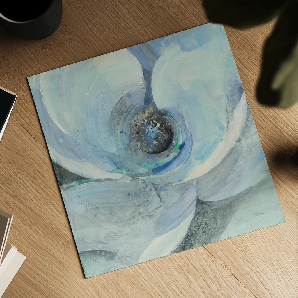 Moonlight Magnolia I by Albena Hristova. Shown as a detailed flat fine art print, highlighting archival giclee quality. Available as an archival giclee rolled canvas, fine art paper, or poster print. SKU 46613a.