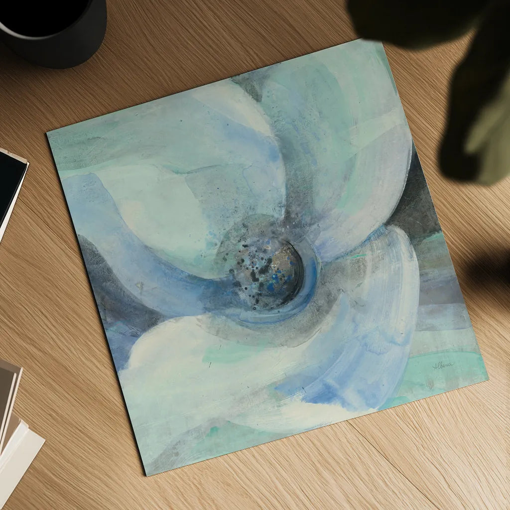 Moonlight Magnolia II by Albena Hristova. Shown as a detailed flat fine art print, highlighting archival giclee quality. Available as an archival giclee rolled canvas, fine art paper, or poster print. SKU 46614a.