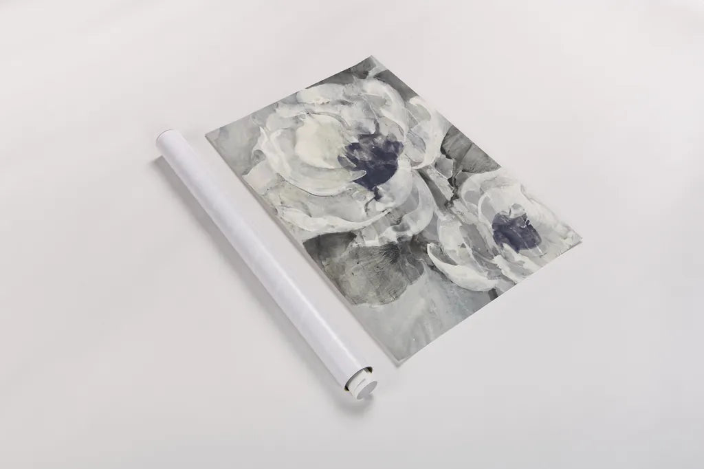 Navy Delight II by Albena Hristova. shown as a rolled paper print. Available as archival giclee rolled canvas, fine art paper, or poster print. SKU 59143h.