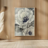 Navy Delight II by Albena Hristova. shown as over sized large wall art. Available as an archival giclee rolled canvas, fine art paper, or poster print. SKU 59143h.