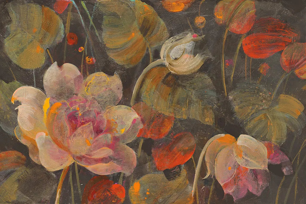 Night Garden by Albena Hristova. SKU 30231i. Archival Giclee Fine art print for wall decor.