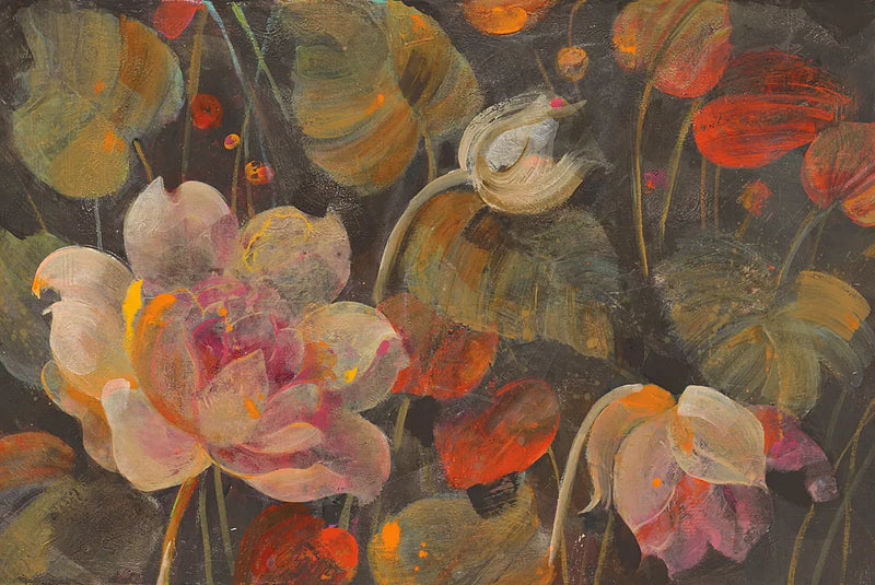 Night Garden by Albena Hristova. SKU 30231i. Archival Giclee Fine art print for wall decor.