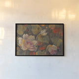 Night Garden by Albena Hristova. shown as a paper print in a black flame. Available as a archival giclee rolled canvas, fine art paper, or poster print. SKU 30231i.