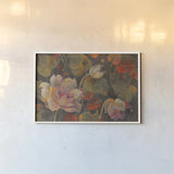 Night Garden by Albena Hristova. shown as a paper print in a white frame. Available as a archival giclee rolled canvas, fine art paper, or poster print. SKU 30231i.