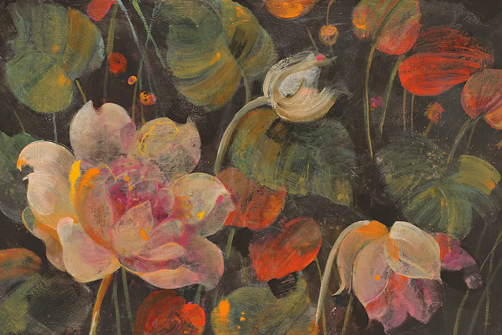 Night Garden v2 by Albena Hristova. SKU 30795i. Archival Giclee Fine art print for wall decor.