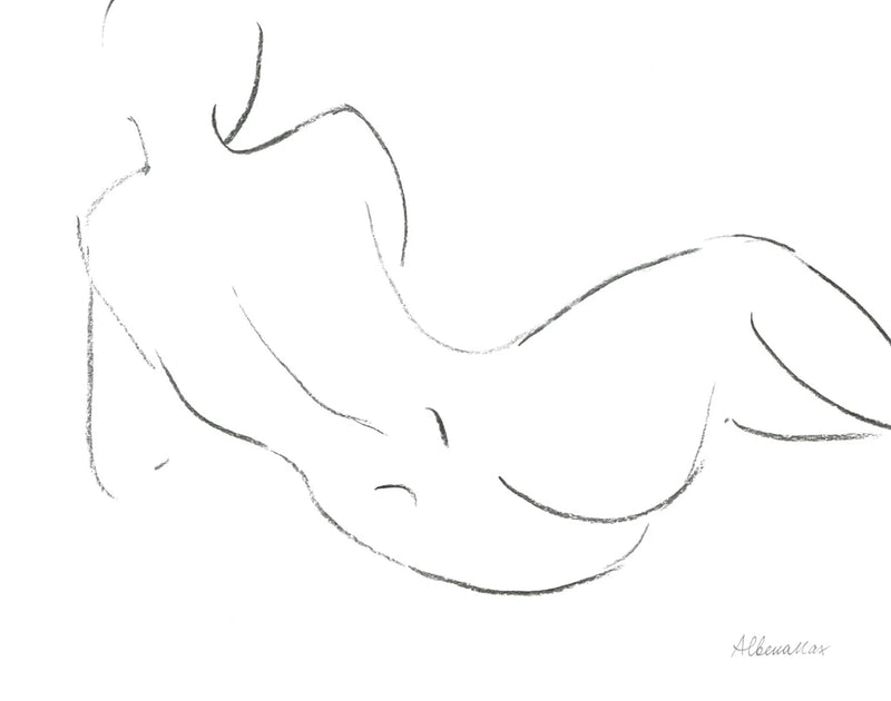 Nude Sketch III by Albena Hristova