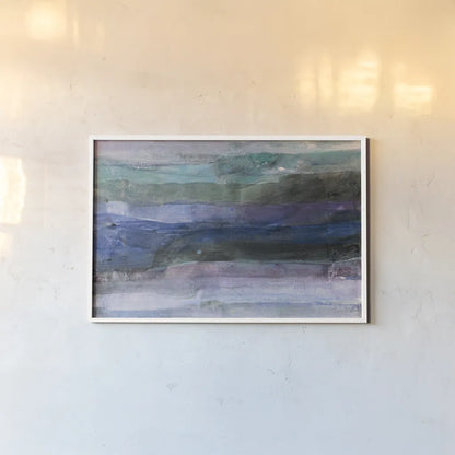 Ocean Dreams by Albena Hristova. shown as a paper print in a white frame. Available as a archival giclee rolled canvas, fine art paper, or poster print. SKU 59661i.