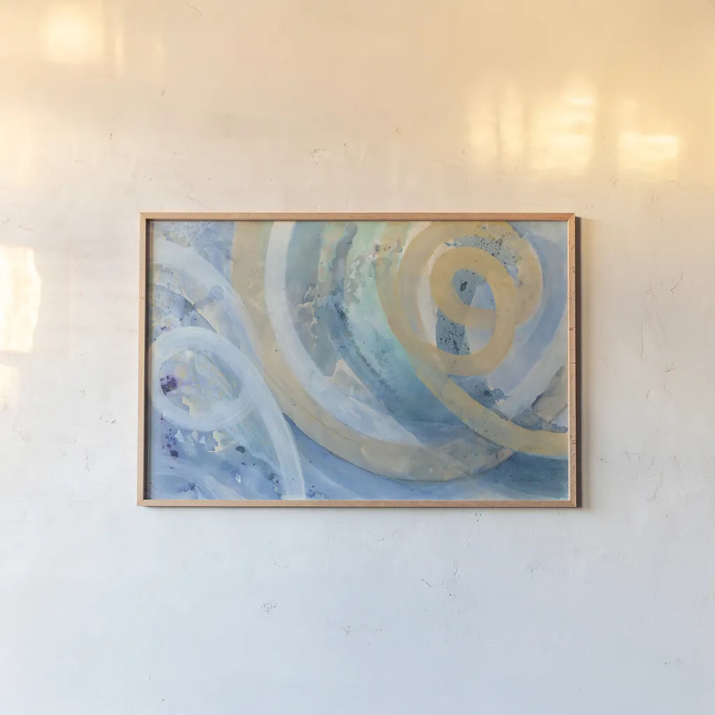 On the Roller Coaster by Albena Hristova. shown as a paper print in a natural frame. Available as a archival giclee rolled canvas, fine art paper, or poster print. SKU 44961i.