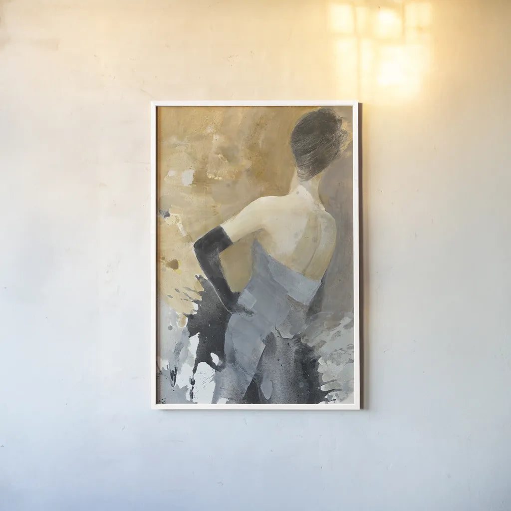 Opening Night II Crop by Albena Hristova. shown as a paper print in a white frame. Available as a archival giclee rolled canvas, fine art paper, or poster print. SKU 22480h.