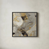 Painted Desert Neutral by Albena Hristova. Shown in a sleek black glass frame for a contemporary gallery look. Available as an archival giclee rolled canvas, fine art paper, or poster print. SKU 18642a.