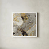 Painted Desert Neutral by Albena Hristova. Shown in a crisp white glass frame for a clean and minimalist style. Available as an archival giclee rolled canvas, fine art paper, or poster print. SKU 18642a.