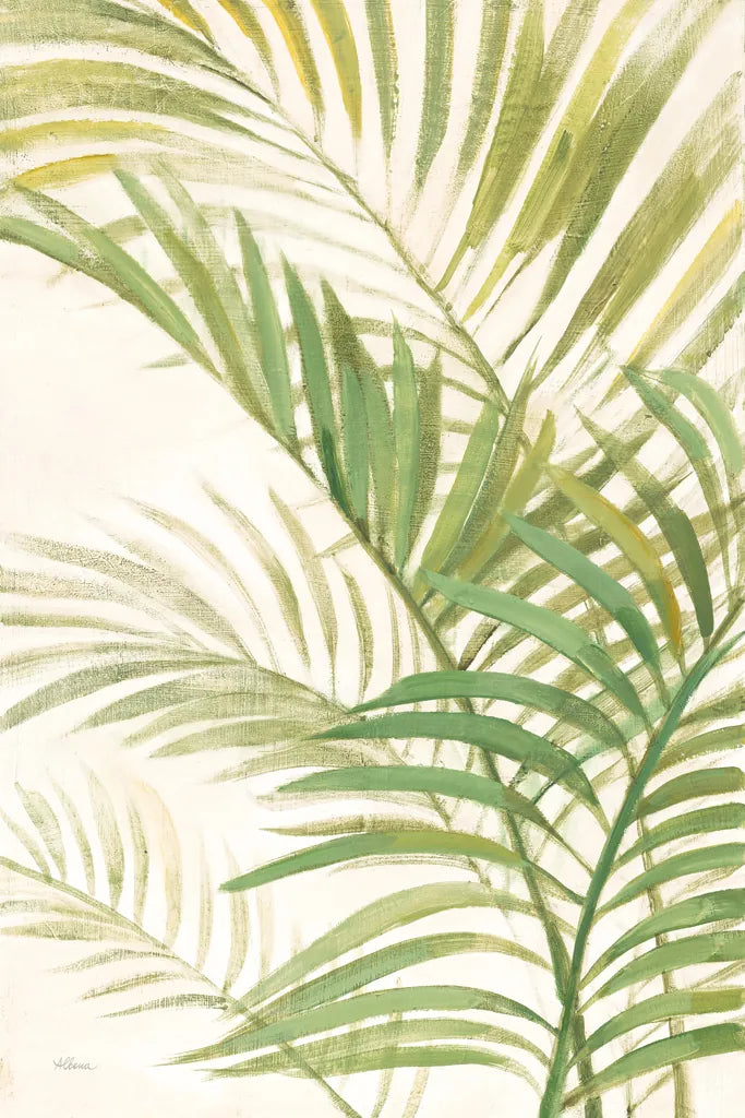 Palms I Bright by Albena Hristova. SKU 48327h. Archival Giclee Fine art print for wall decor.