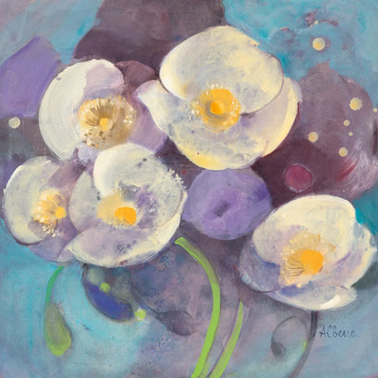 Papaver II by Albena Hristova. SKU 18436a. Archival Giclee Fine art print for wall decor.