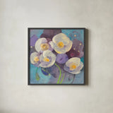 Papaver II by Albena Hristova. Shown in a sleek black glass frame for a contemporary gallery look. Available as an archival giclee rolled canvas, fine art paper, or poster print. SKU 18436a.