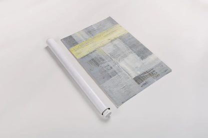 Patchwork Abstract I by Albena Hristova. shown as a rolled paper print. Available as archival giclee rolled canvas, fine art paper, or poster print. SKU 46615h.