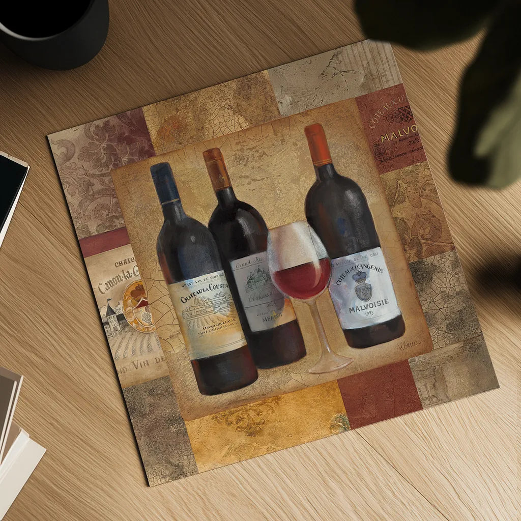 Perfect Vintage I Border by Albena Hristova. Shown as a detailed flat fine art print, highlighting archival giclee quality. Available as an archival giclee rolled canvas, fine art paper, or poster print. SKU 6580a.