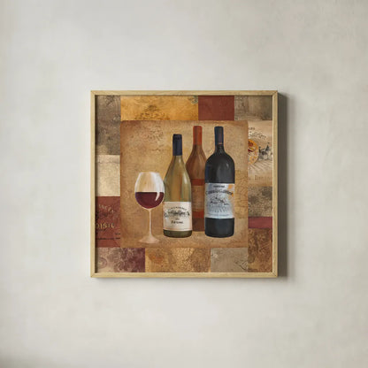 Perfect Vintage II Border by Albena Hristova. Shown in a natural wood glass frame for a timeless modern aesthetic. Available as an archival giclee rolled canvas, fine art paper, or poster print. SKU 6581a.