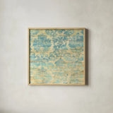 Persian Essence by Albena Hristova. Shown in a natural wood glass frame for a timeless modern aesthetic. Available as an archival giclee rolled canvas, fine art paper, or poster print. SKU 38270a.