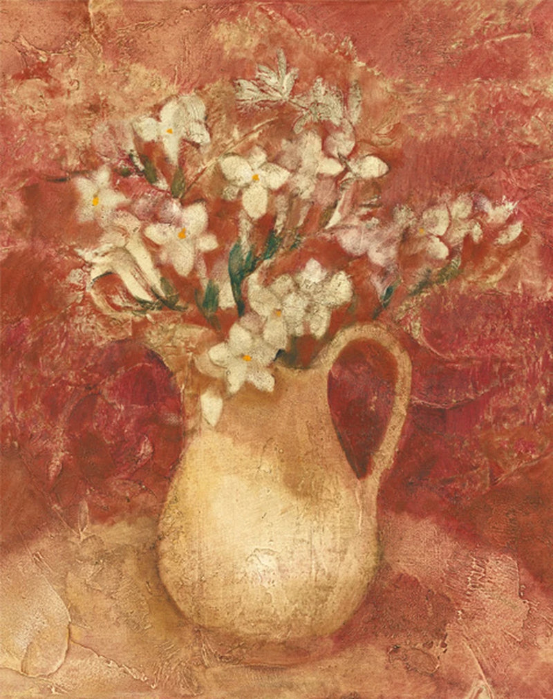Pitcher of Freesia by Albena Hristova
