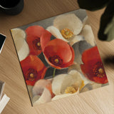 Poppies Bloom II by Albena Hristova. Shown as a detailed flat fine art print, highlighting archival giclee quality. Available as an archival giclee rolled canvas, fine art paper, or poster print. SKU 8857a.
