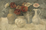 Poppies in White by Albena Hristova. SKU 4217i. Archival Giclee Fine art print for wall decor.