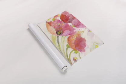 Poppies in the Breeze by Albena Hristova. shown as a rolled paper print. Available as archival giclee rolled canvas, fine art paper, or poster print. SKU 58783i.