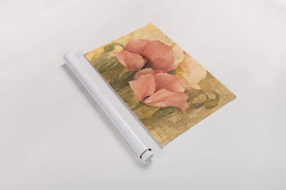 Poppy Delight by Albena Hristova. shown as a rolled paper print. Available as archival giclee rolled canvas, fine art paper, or poster print. SKU 6376i.