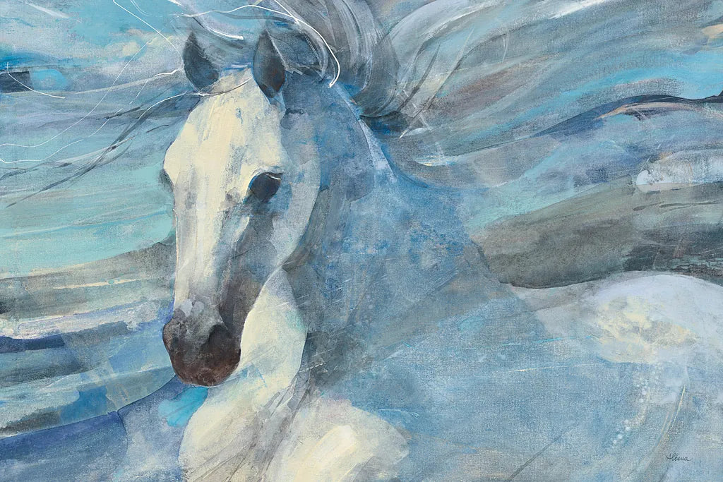 Poseidon Indigo Crop by Albena Hristova. SKU 23850i. Archival Giclee Fine art print for wall decor.