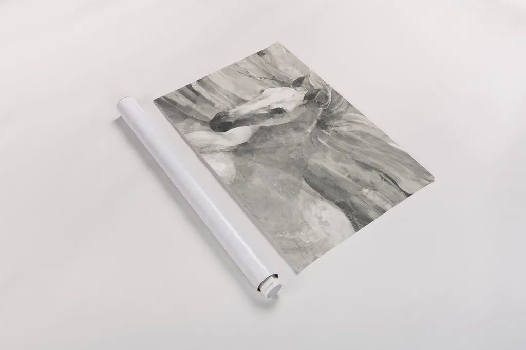 Poseidon Neutral Crop by Albena Hristova. shown as a rolled paper print. Available as archival giclee rolled canvas, fine art paper, or poster print. SKU 35840i.