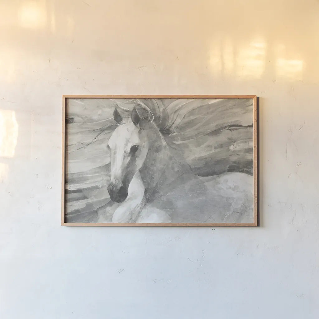 Poseidon Neutral Crop by Albena Hristova. shown as a paper print in a natural frame. Available as a archival giclee rolled canvas, fine art paper, or poster print. SKU 35840i.