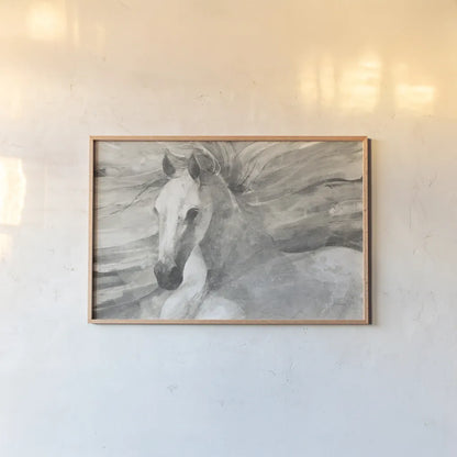 Poseidon Neutral Crop by Albena Hristova. shown as a paper print in a natural frame. Available as a archival giclee rolled canvas, fine art paper, or poster print. SKU 35840i.