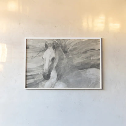 Poseidon Neutral Crop by Albena Hristova. shown as a paper print in a white frame. Available as a archival giclee rolled canvas, fine art paper, or poster print. SKU 35840i.