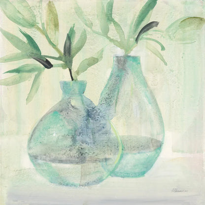 Pretty Jars by Albena Hristova. SKU 53321a. Archival Giclee Fine art print for wall decor.