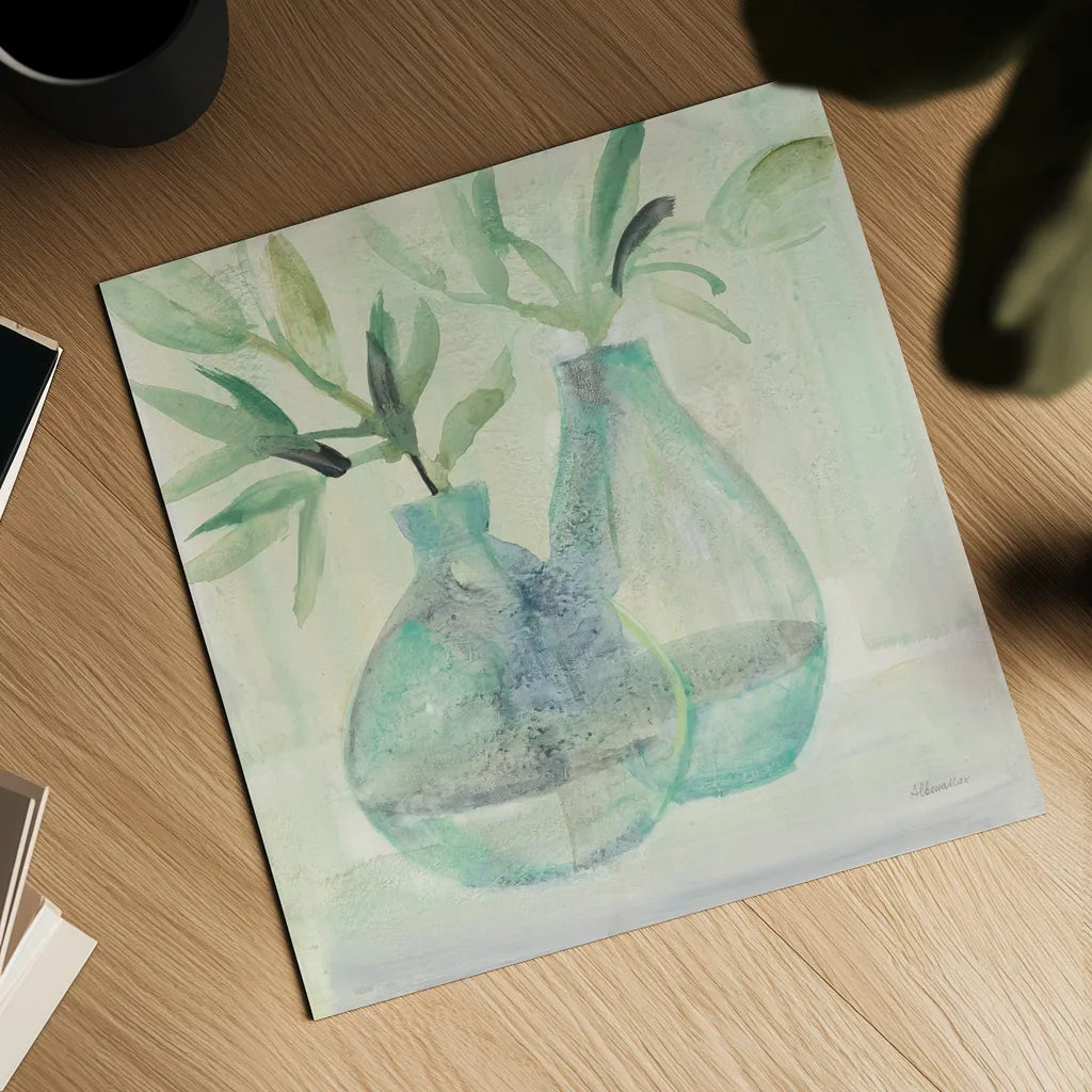 Pretty Jars by Albena Hristova. Shown as a detailed flat fine art print, highlighting archival giclee quality. Available as an archival giclee rolled canvas, fine art paper, or poster print. SKU 53321a.