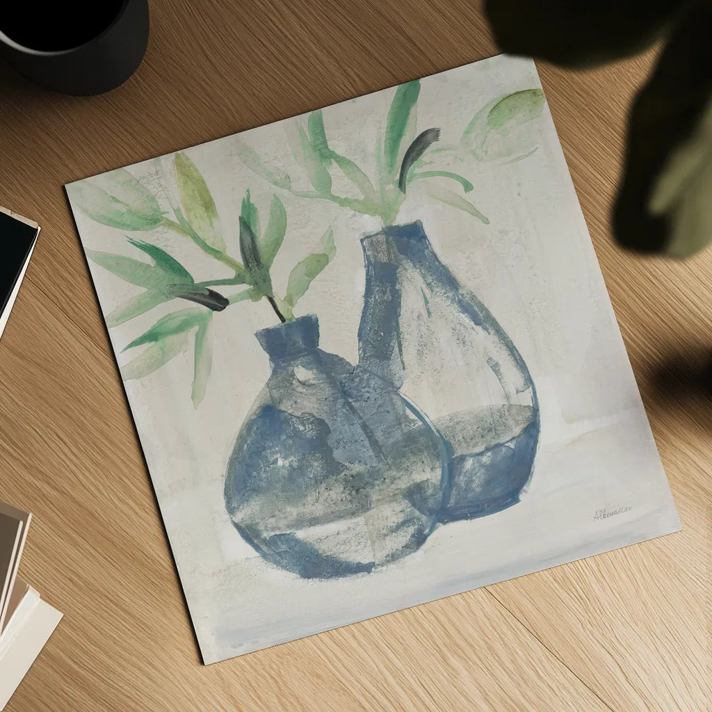 Pretty Jars Warm by Albena Hristova. Shown as a detailed flat fine art print, highlighting archival giclee quality. Available as an archival giclee rolled canvas, fine art paper, or poster print. SKU 60299a.