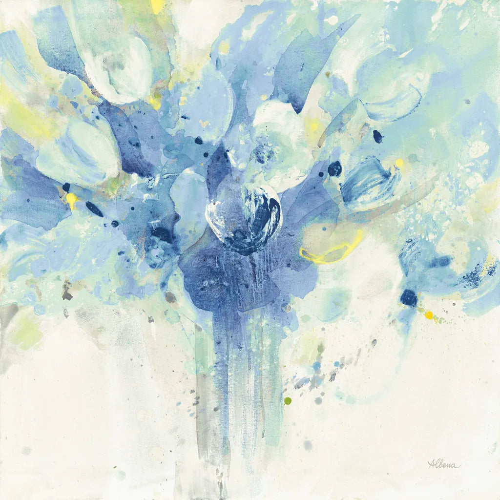 Pretty in Spring Blue by Albena Hristova. SKU 54518a. Archival Giclee Fine art print for wall decor.