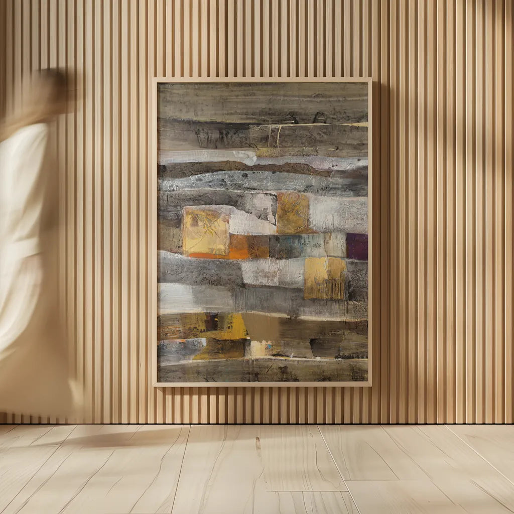 Pueblo I by Albena Hristova. shown as over sized large wall art. Available as an archival giclee rolled canvas, fine art paper, or poster print. SKU 63824h.