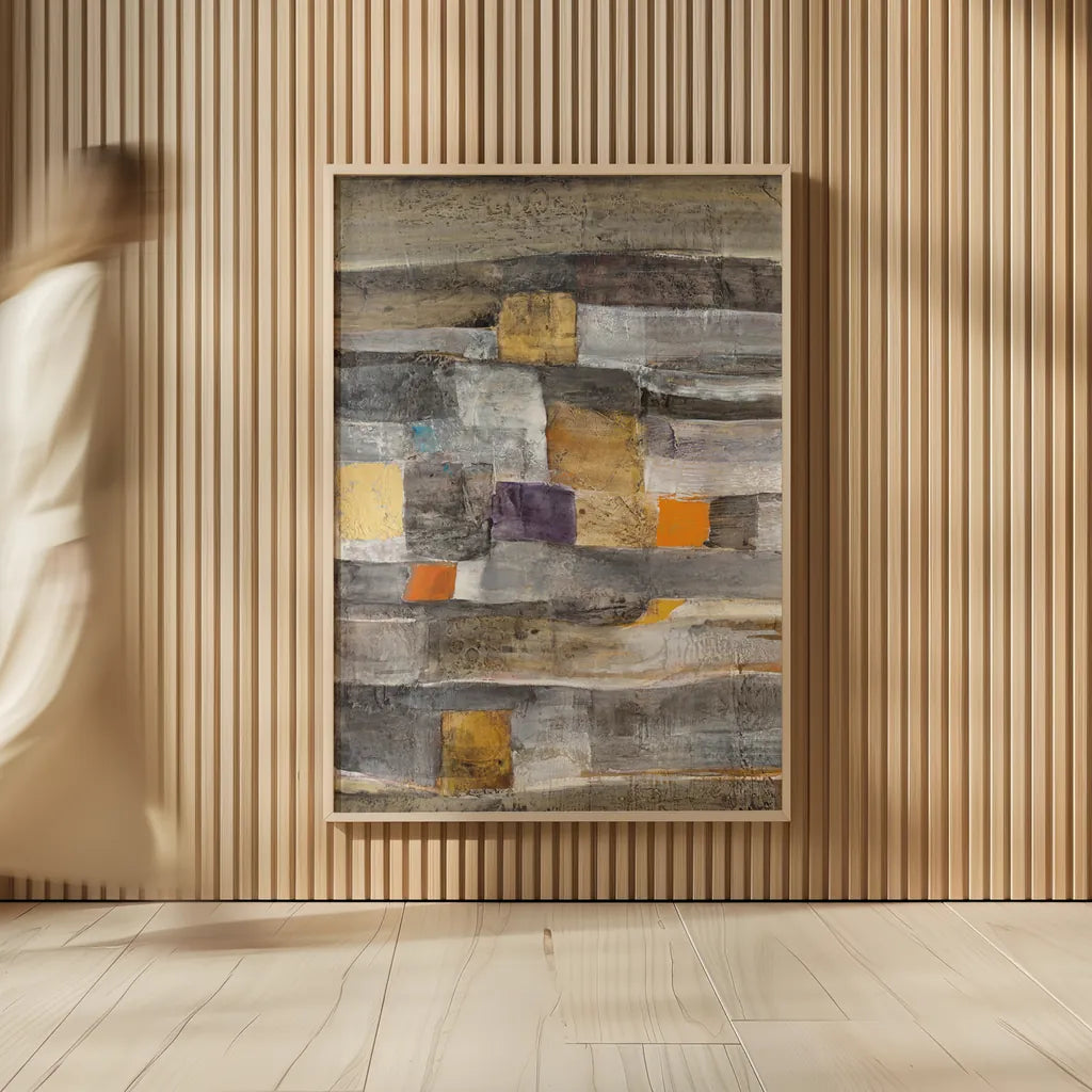 Pueblo II by Albena Hristova. shown as over sized large wall art. Available as an archival giclee rolled canvas, fine art paper, or poster print. SKU 63947h.