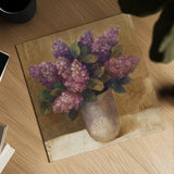 Purple Bouquet II by Albena Hristova. Shown as a detailed flat fine art print, highlighting archival giclee quality. Available as an archival giclee rolled canvas, fine art paper, or poster print. SKU 4897a.