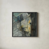 Quiet by Albena Hristova. Shown in a sleek black glass frame for a contemporary gallery look. Available as an archival giclee rolled canvas, fine art paper, or poster print. SKU 44170a.