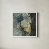 Quiet by Albena Hristova. Shown in a crisp white glass frame for a clean and minimalist style. Available as an archival giclee rolled canvas, fine art paper, or poster print. SKU 44170a.