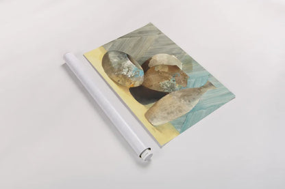 Raku Study III Crop by Albena Hristova. shown as a rolled paper print. Available as archival giclee rolled canvas, fine art paper, or poster print. SKU 10509i.